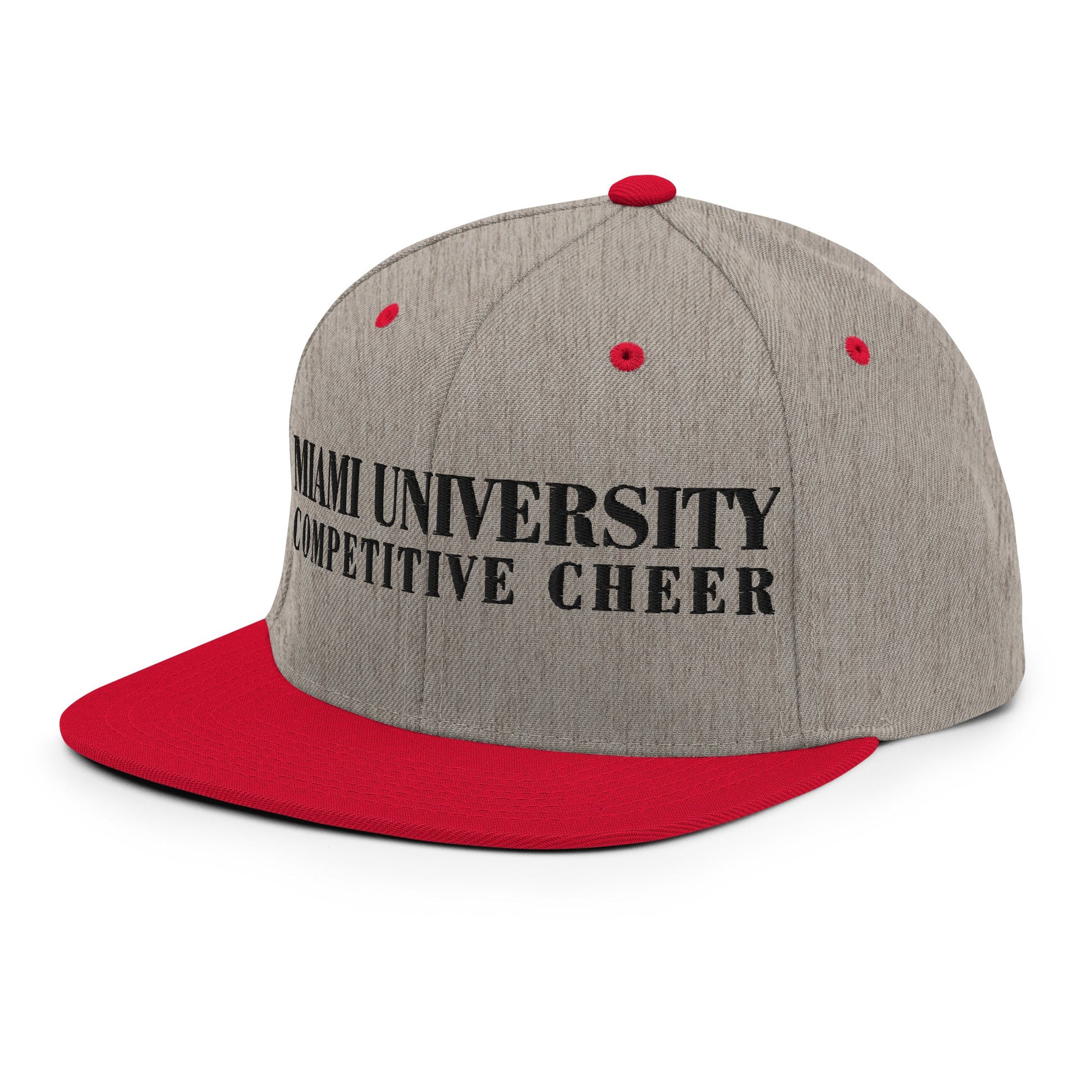 Snapback Hat | Miami University Competitive Cheer Team | Alt Logo