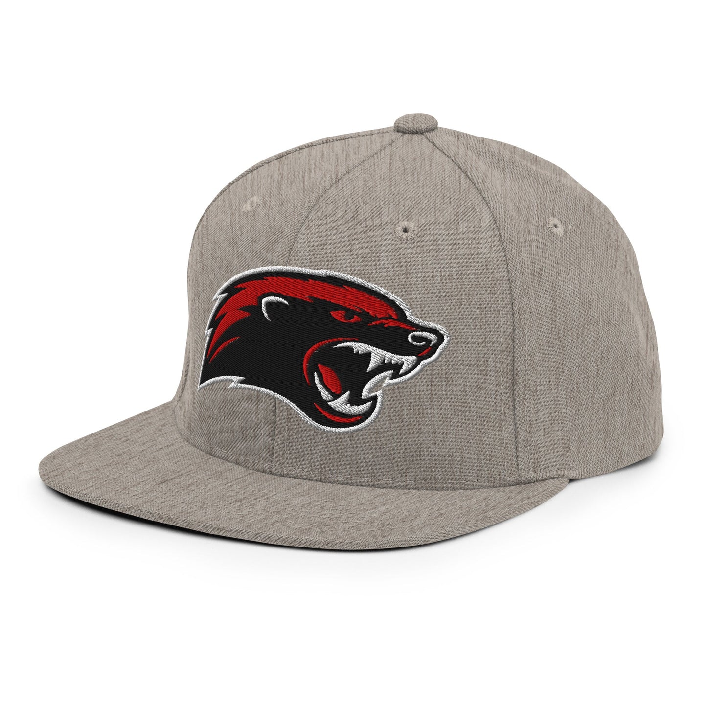 Snapback Hat | Midwest Badgers | Emblem Logo