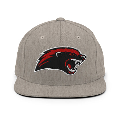 Snapback Hat | Midwest Badgers | Emblem Logo