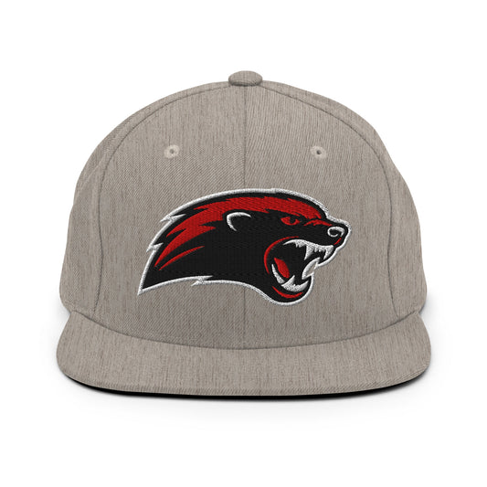 Snapback Hat | Midwest Badgers | Emblem Logo