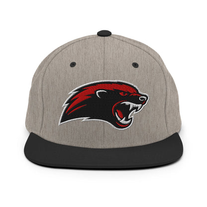 Snapback Hat | Midwest Badgers | Emblem Logo