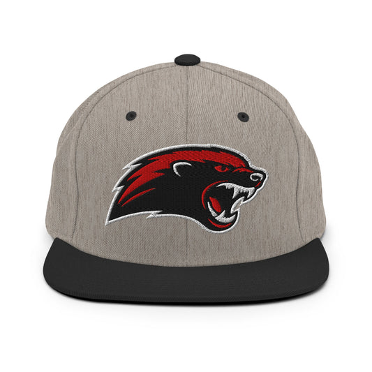 Snapback Hat | Midwest Badgers | Emblem Logo