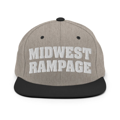 Snapback Hat | Midwest Rampage | Modern Script Logo