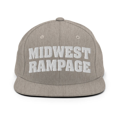 Snapback Hat | Midwest Rampage | Modern Script Logo