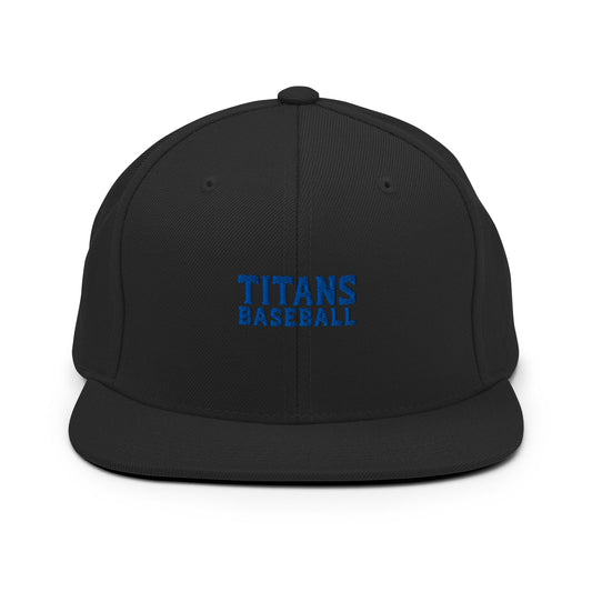 Snapback Hat | Mighty Titans Baseball | Crest Logo