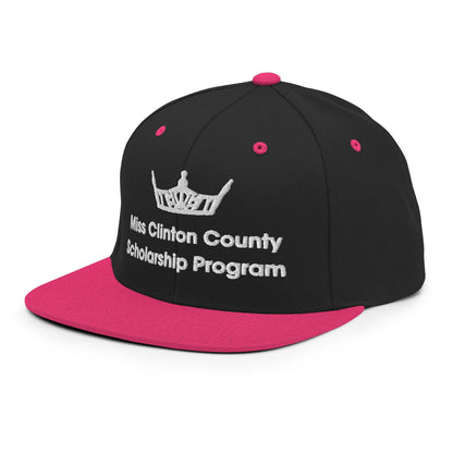 Snapback Hat | Miss Clinton County Scholarship Program | Alt Logo