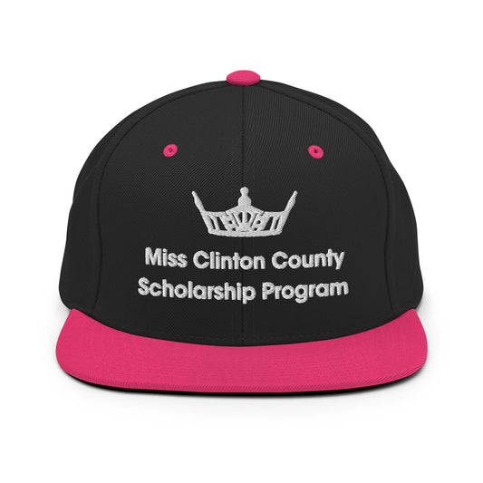 Snapback Hat | Miss Clinton County Scholarship Program | Alt Logo