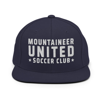Snapback Hat | Mountaineer United Soccer Club | Alpine Crest Logo