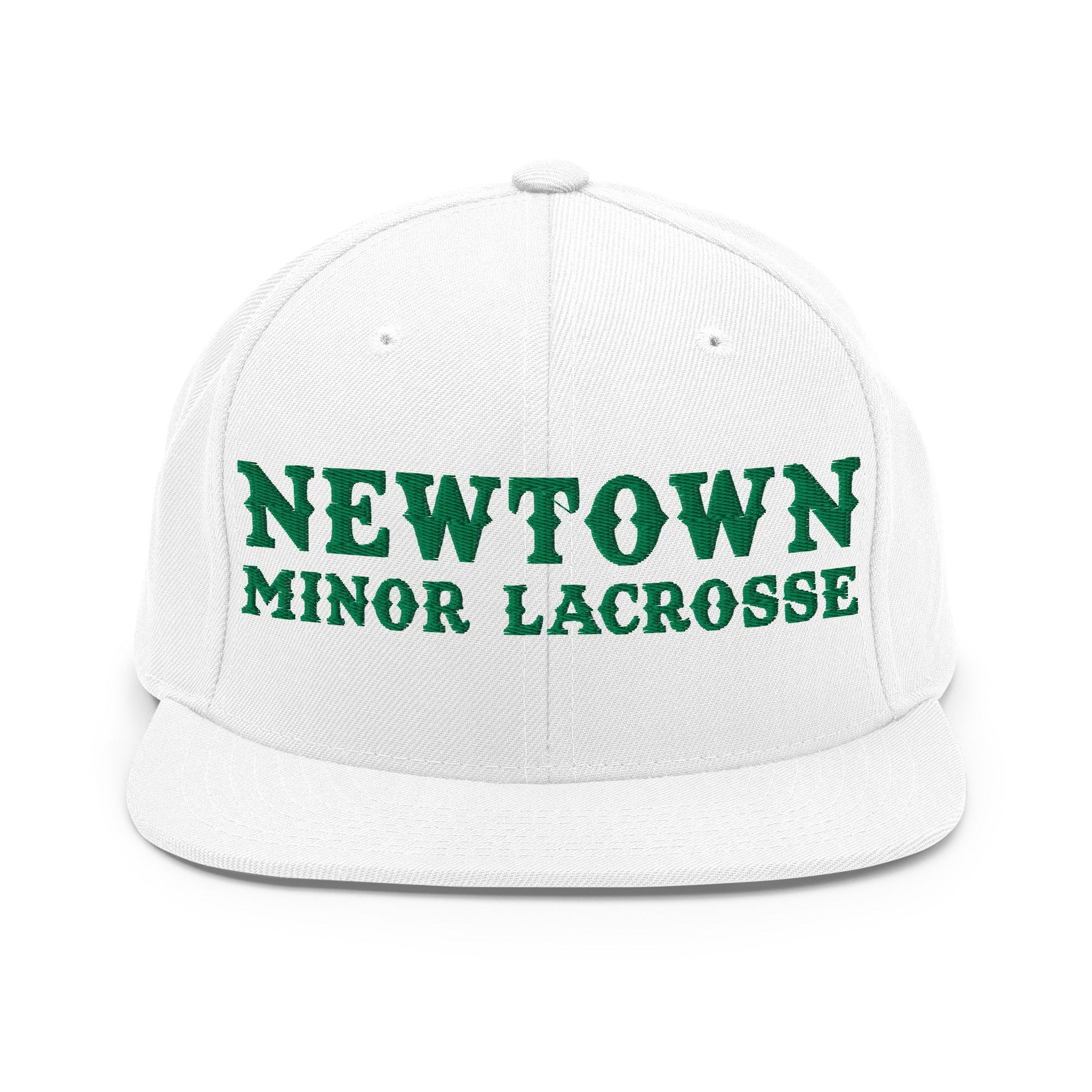 Snapback Hat | Newtown Minor Lacrosse | Modern Script Logo