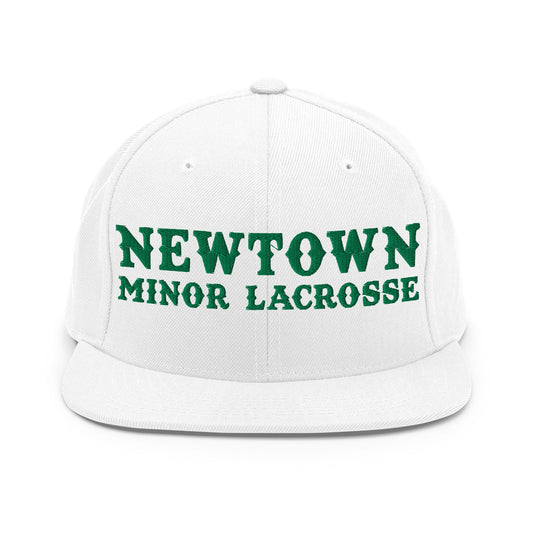 Snapback Hat | Newtown Minor Lacrosse | Modern Script Logo