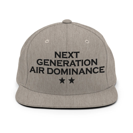 Snapback Hat | Next Generation Air Dominance | Modern Script Logo