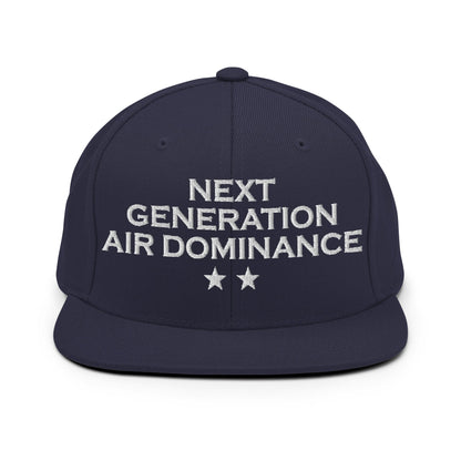 Snapback Hat | Next Generation Air Dominance | Modern Script Logo