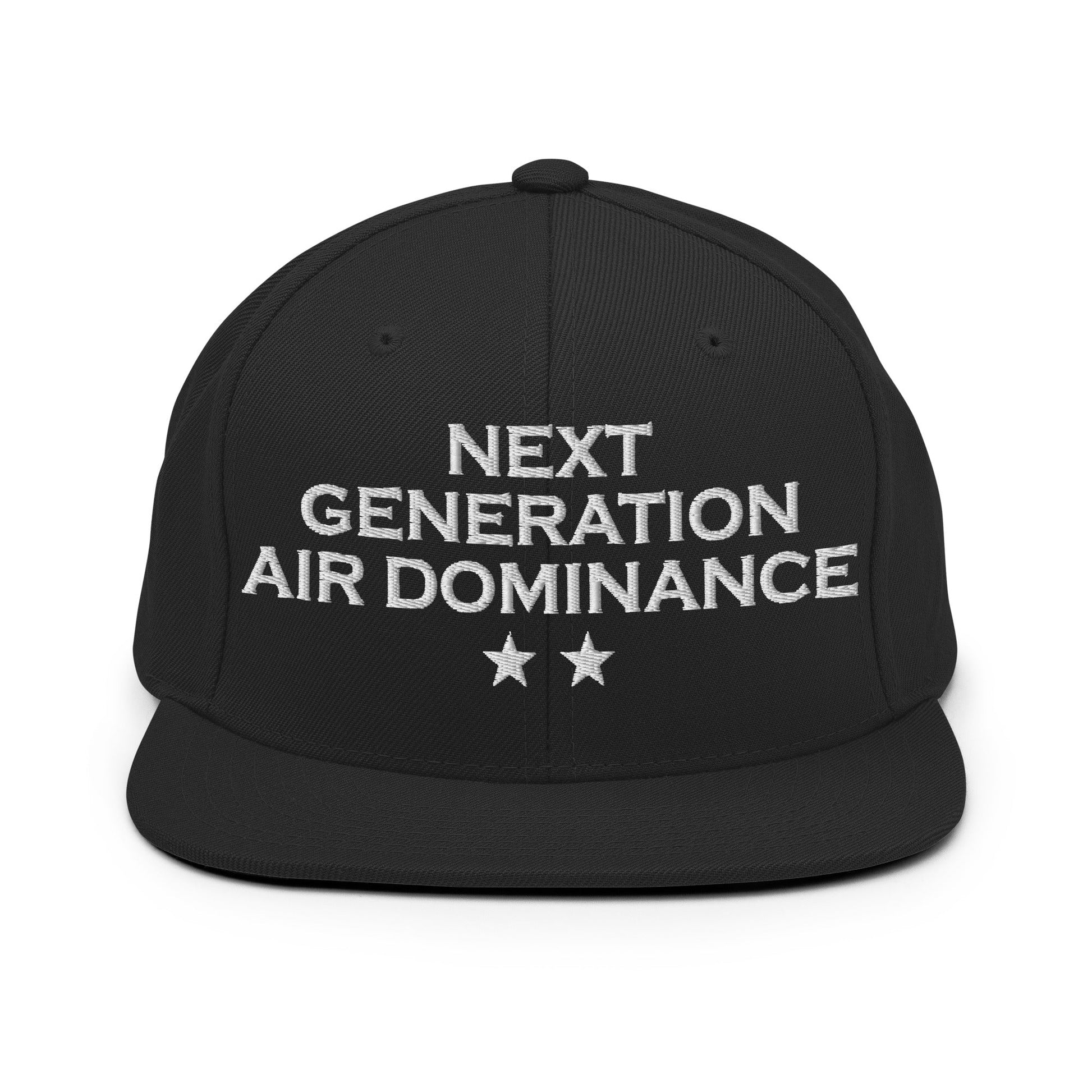 Snapback Hat | Next Generation Air Dominance | Modern Script Logo