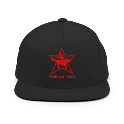 Snapback Hat | North Lake Track and Field | Cowboy T&F Logo