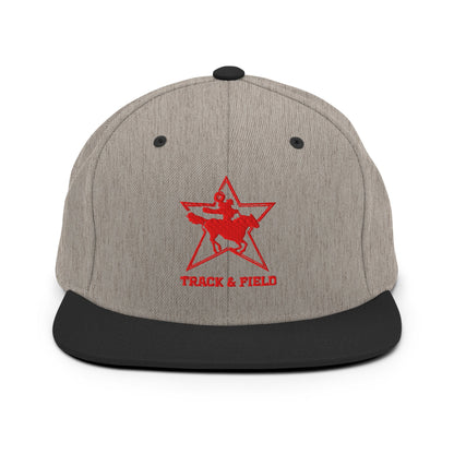 Snapback Hat | North Lake Track and Field | Cowboy T&F Logo