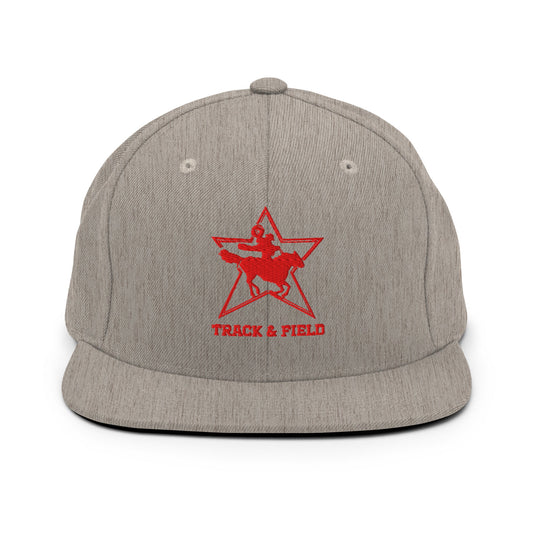 Snapback Hat | North Lake Track and Field | Cowboy T&F Logo