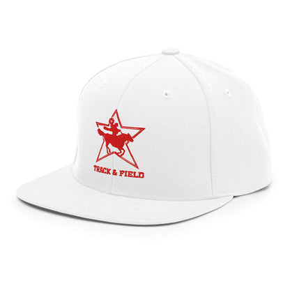 Snapback Hat | North Lake Track and Field | Cowboy T&F Logo