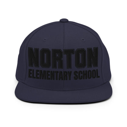 Snapback Hat | Norton Elementary School | Block Script Logo