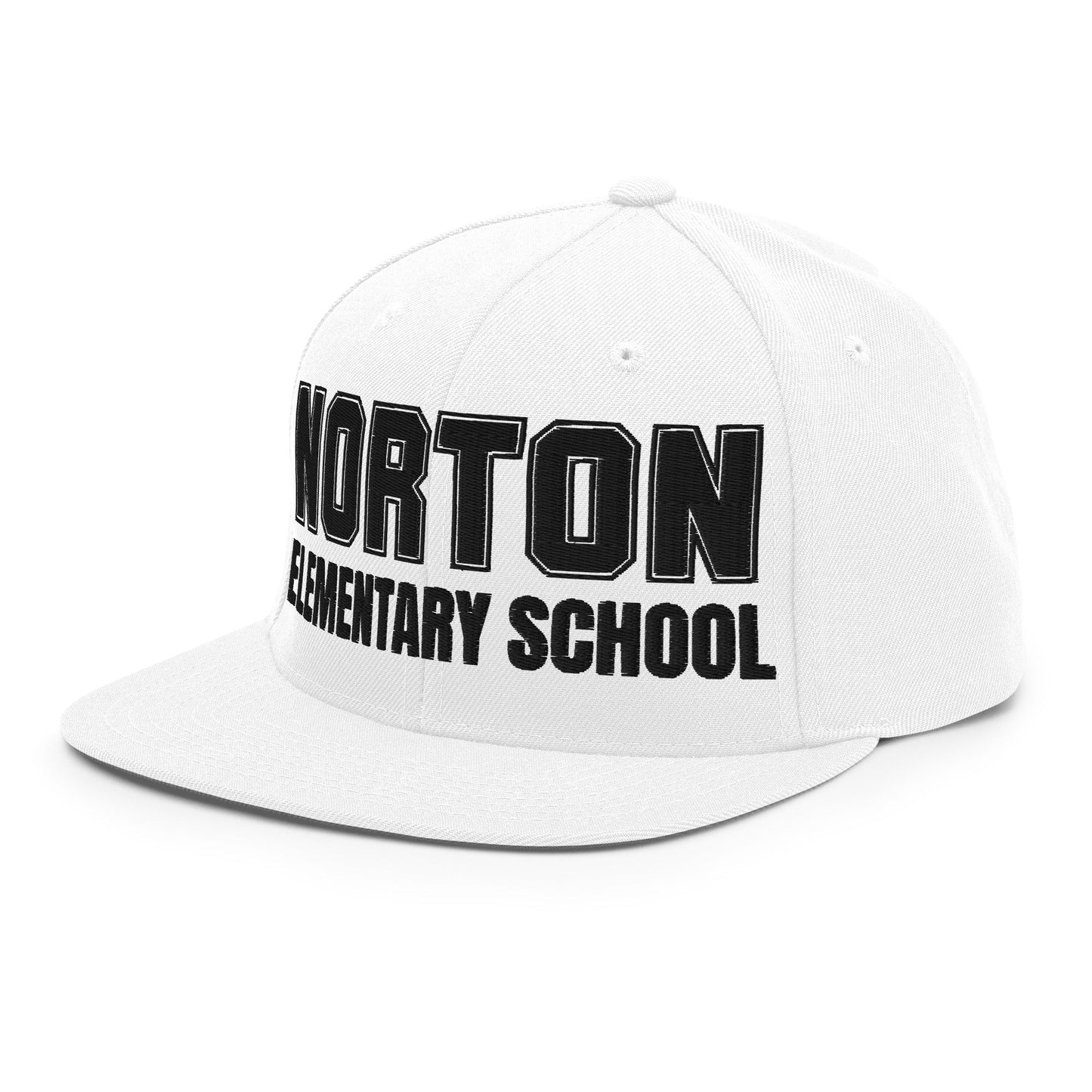 Snapback Hat | Norton Elementary School | Block Script Logo