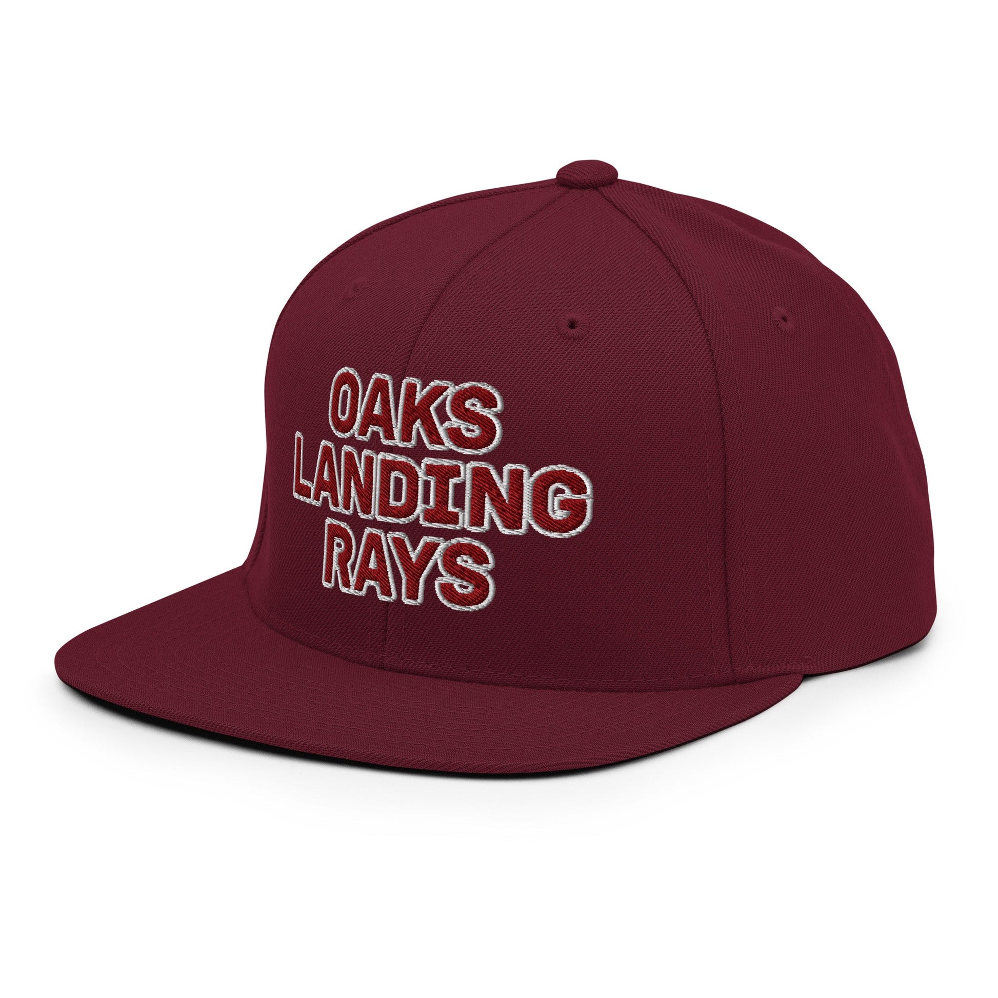Snapback Hat | OAKS LANDING RAYS | Badge Logo
