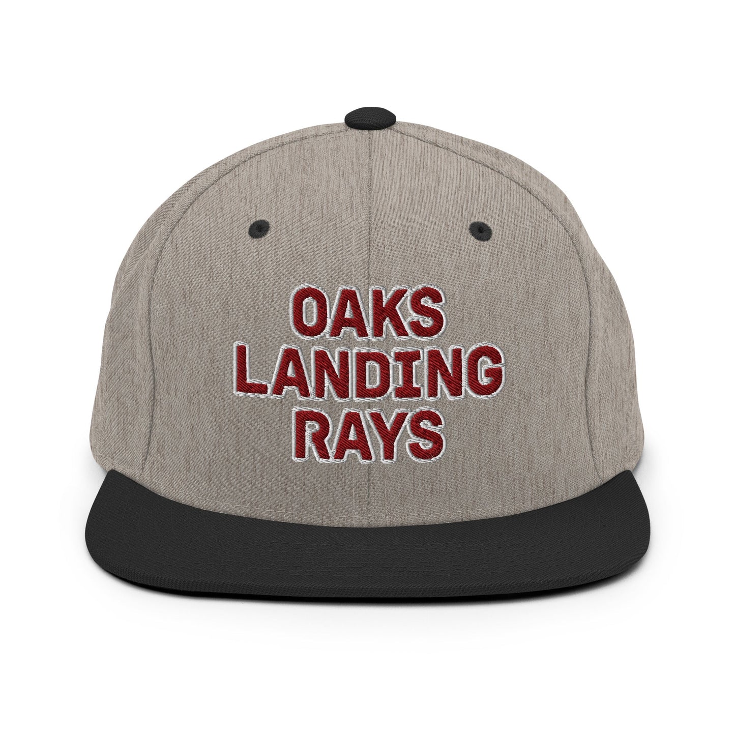 Snapback Hat | OAKS LANDING RAYS | Badge Logo