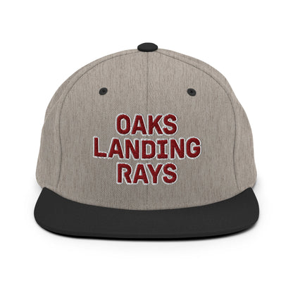 Snapback Hat | OAKS LANDING RAYS | Badge Logo