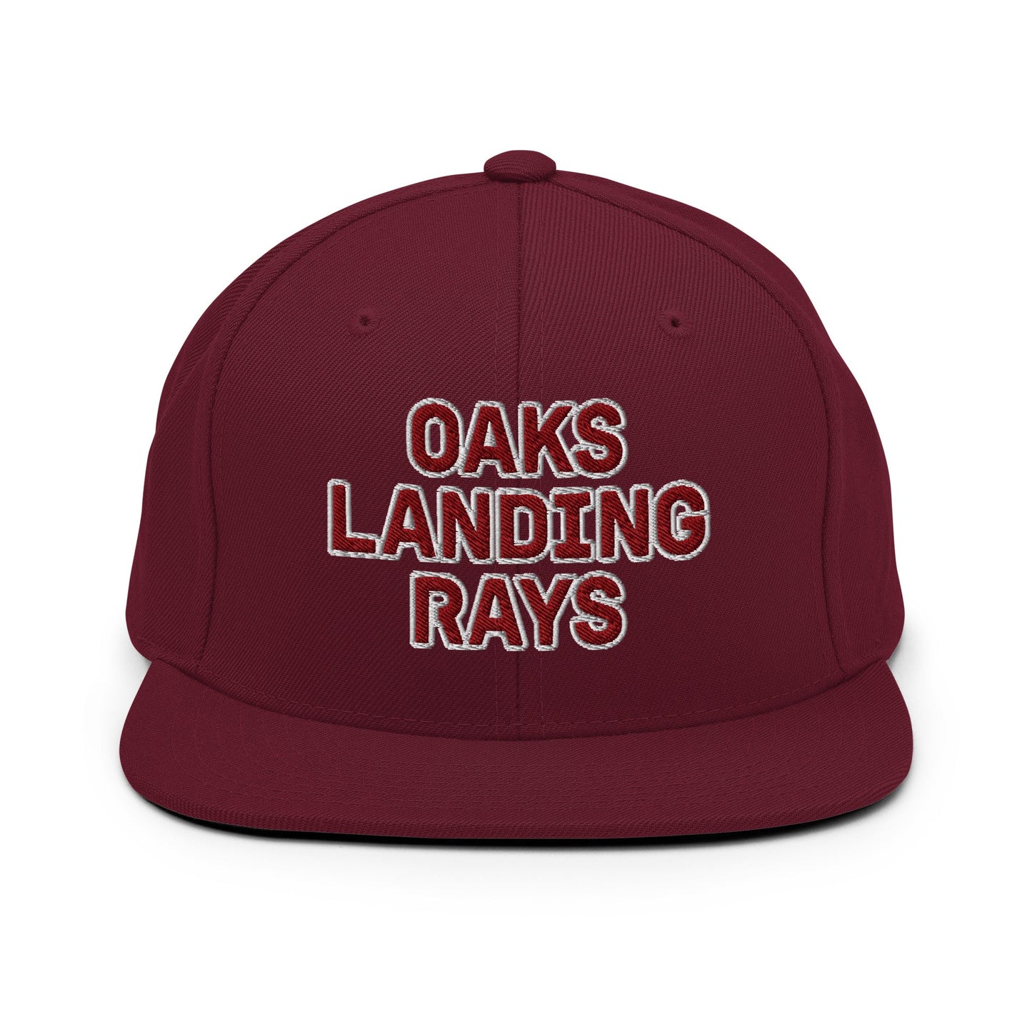 Snapback Hat | OAKS LANDING RAYS | Badge Logo
