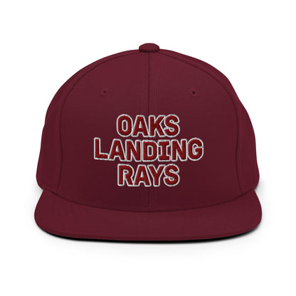 Snapback Hat | OAKS LANDING RAYS | Badge Logo