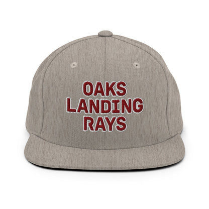 Snapback Hat | OAKS LANDING RAYS | Badge Logo