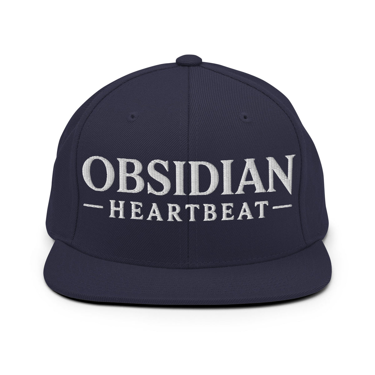 Snapback Hat | Obsidian Heartbeat | Pulse Athletics Logo