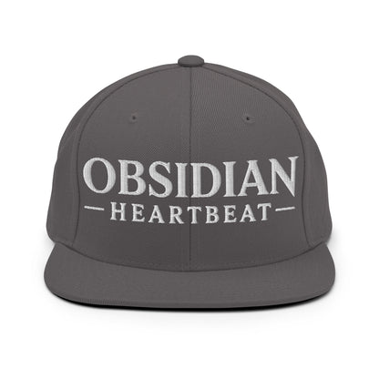 Snapback Hat | Obsidian Heartbeat | Pulse Athletics Logo