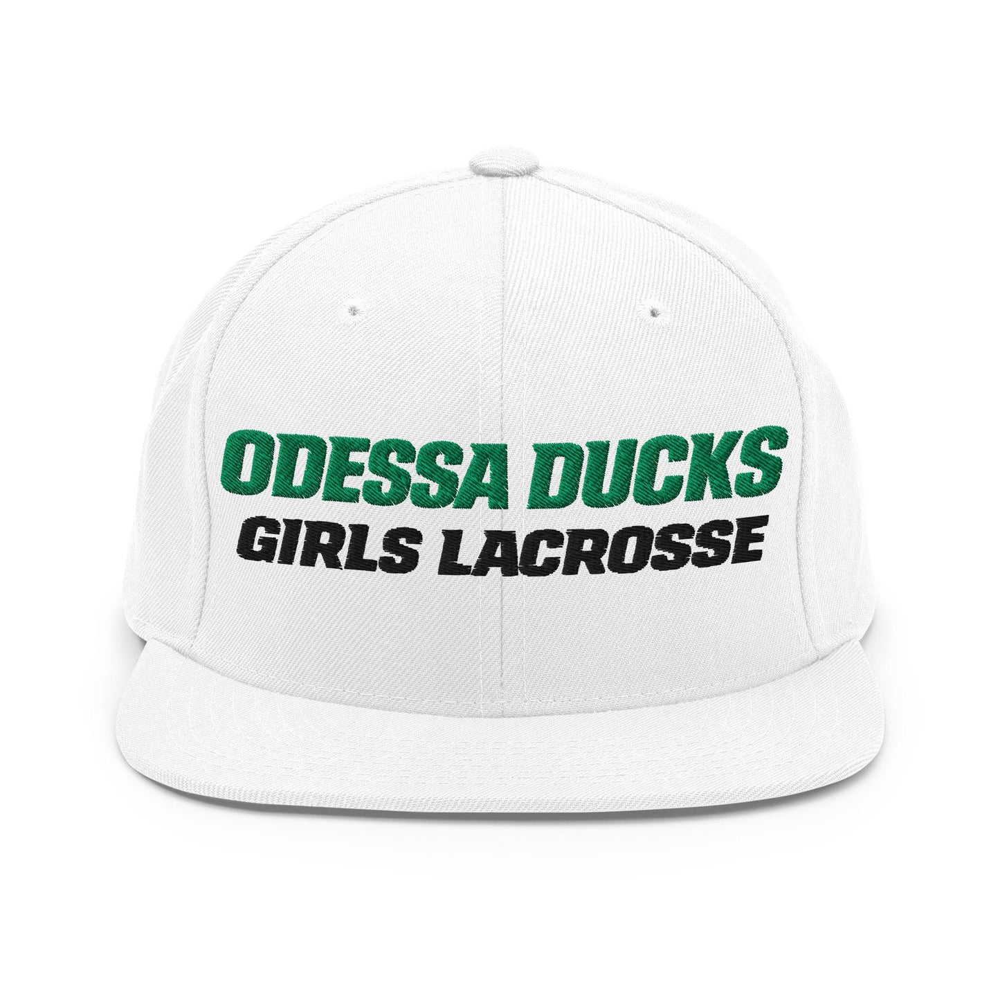 Snapback Hat | Odessa Girls Lacrosse | Duck Sticks Logo