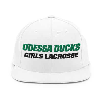 Snapback Hat | Odessa Girls Lacrosse | Duck Sticks Logo