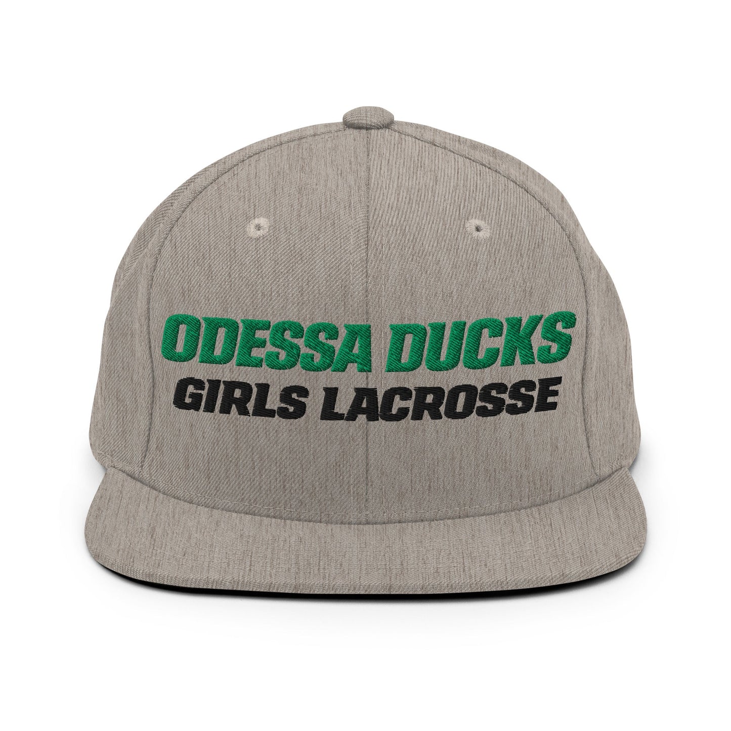 Snapback Hat | Odessa Girls Lacrosse | Duck Sticks Logo