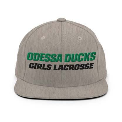 Snapback Hat | Odessa Girls Lacrosse | Duck Sticks Logo