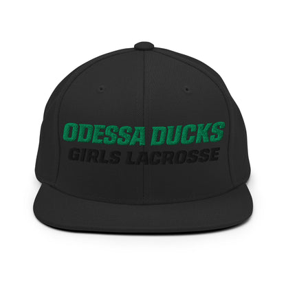 Snapback Hat | Odessa Girls Lacrosse | Duck Sticks Logo