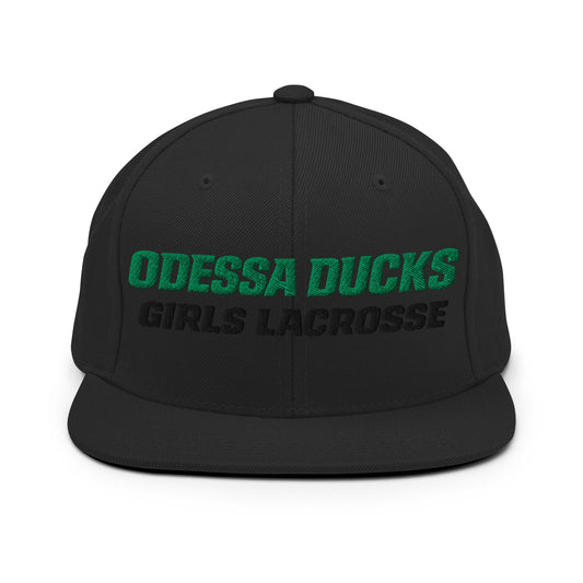 Snapback Hat | Odessa Girls Lacrosse | Duck Sticks Logo