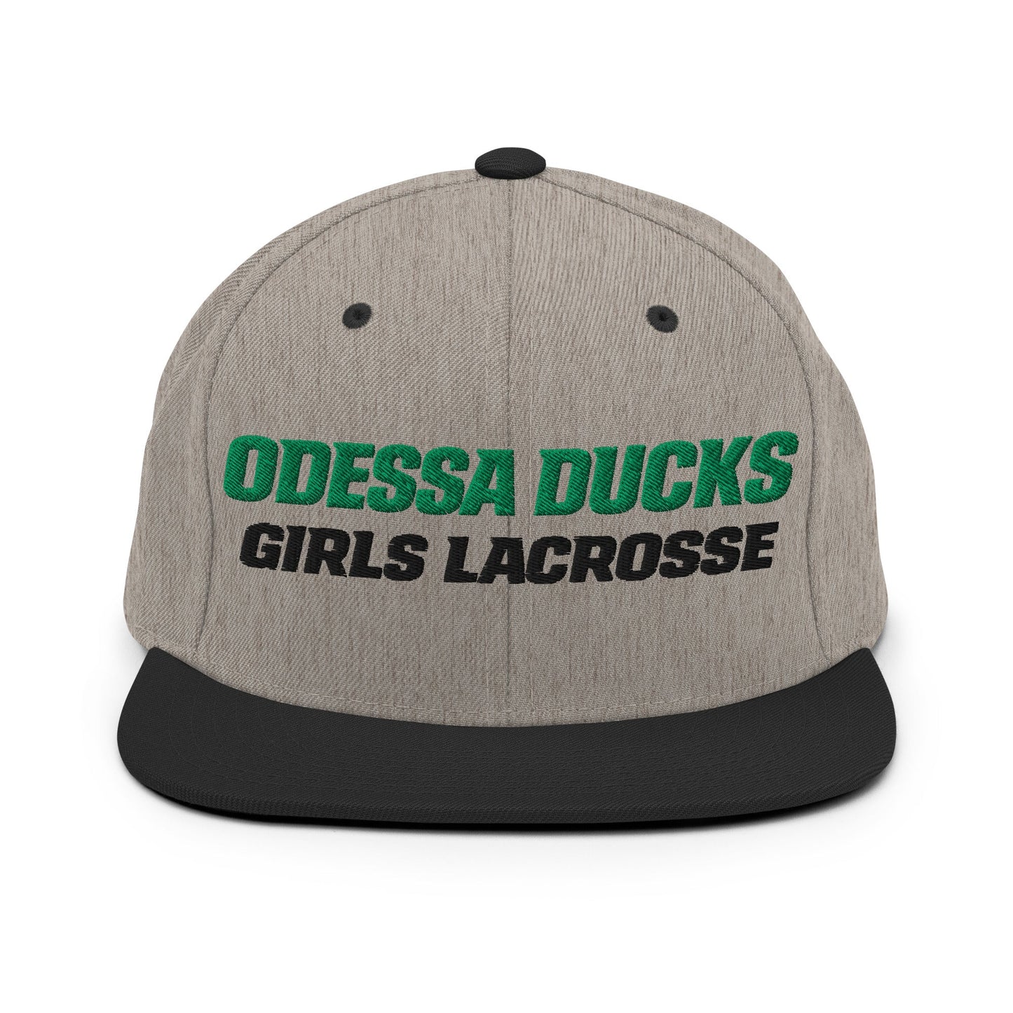 Snapback Hat | Odessa Girls Lacrosse | Duck Sticks Logo