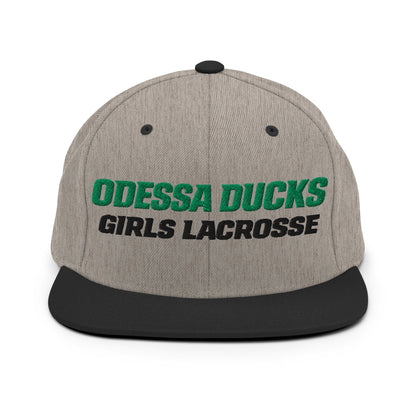 Snapback Hat | Odessa Girls Lacrosse | Duck Sticks Logo