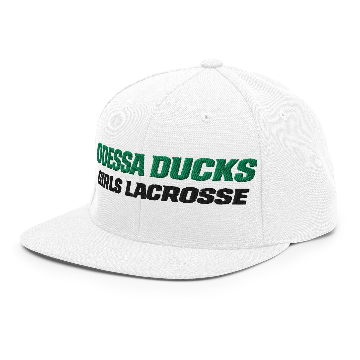 Snapback Hat | Odessa Girls Lacrosse | Duck Sticks Logo