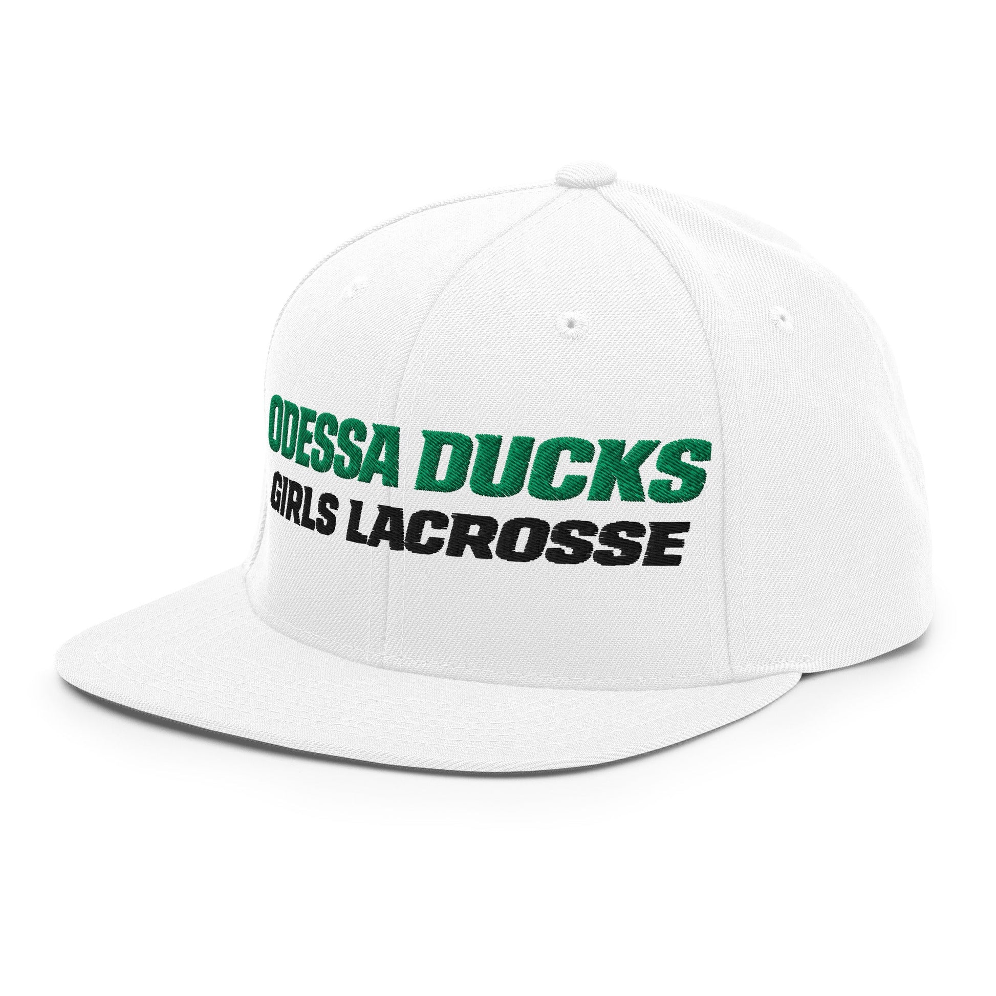 Snapback Hat | Odessa Girls Lacrosse | Duck Sticks Logo