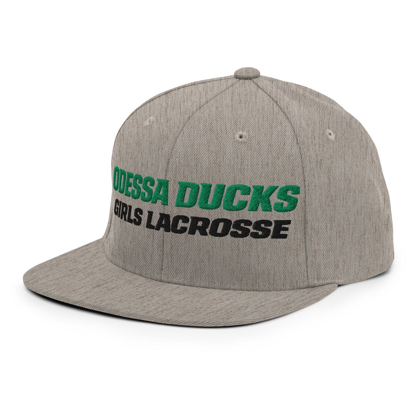 Snapback Hat | Odessa Girls Lacrosse | Duck Sticks Logo