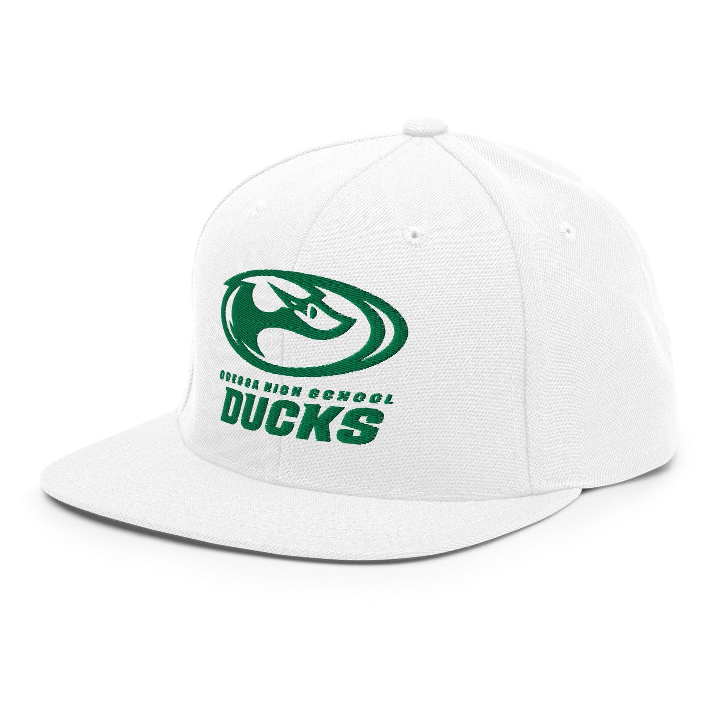 Snapback Hat | Odessa Girls Lacrosse | Ducks Green Logo