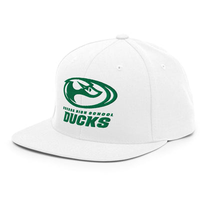 Snapback Hat | Odessa Girls Lacrosse | Ducks Green Logo