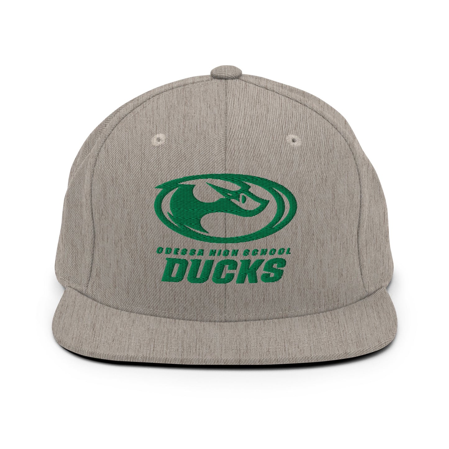 Snapback Hat | Odessa Girls Lacrosse | Ducks Green Logo