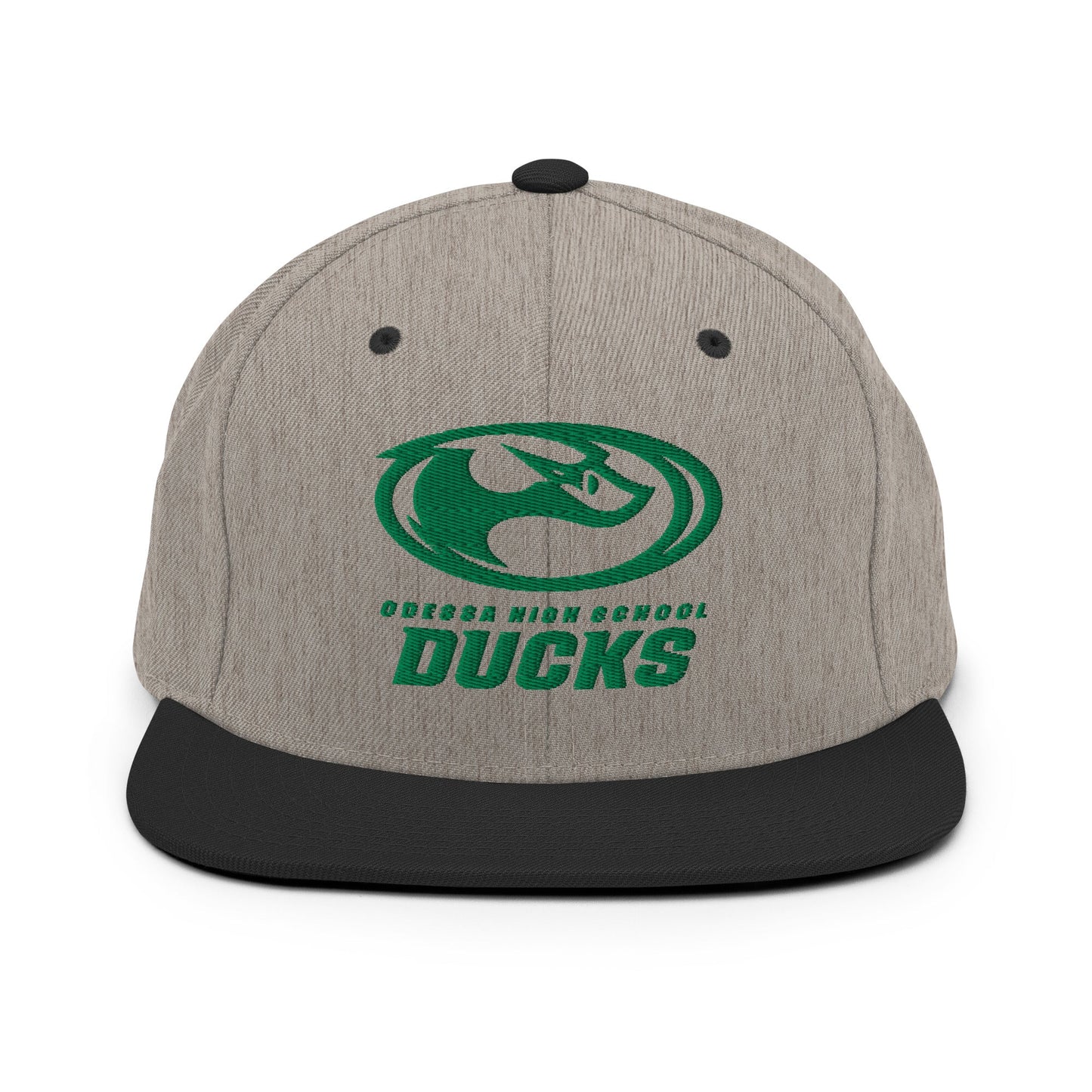 Snapback Hat | Odessa Girls Lacrosse | Ducks Green Logo