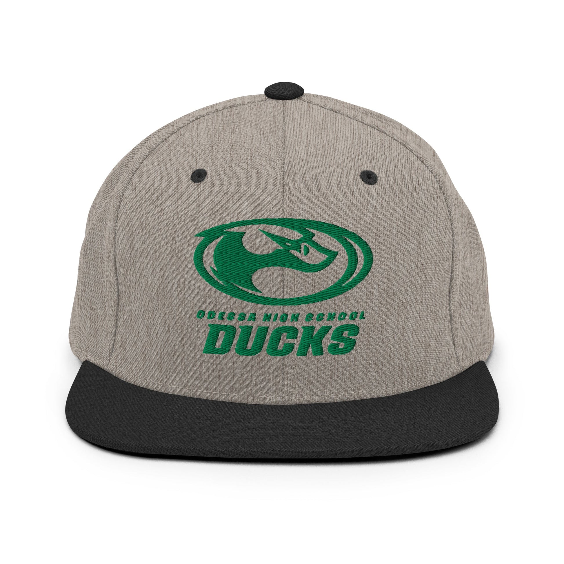 Snapback Hat | Odessa Girls Lacrosse | Ducks Green Logo