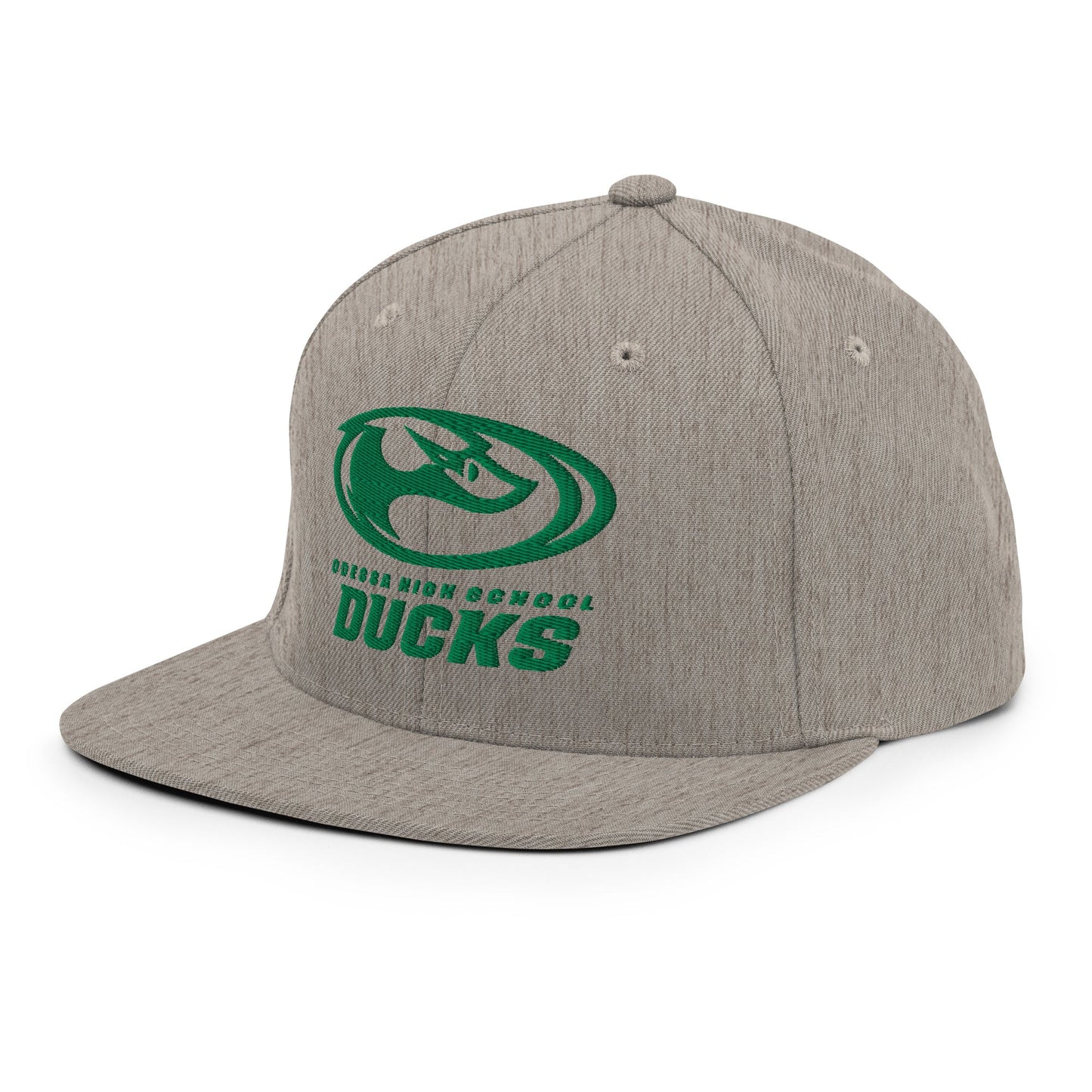 Snapback Hat | Odessa Girls Lacrosse | Ducks Green Logo