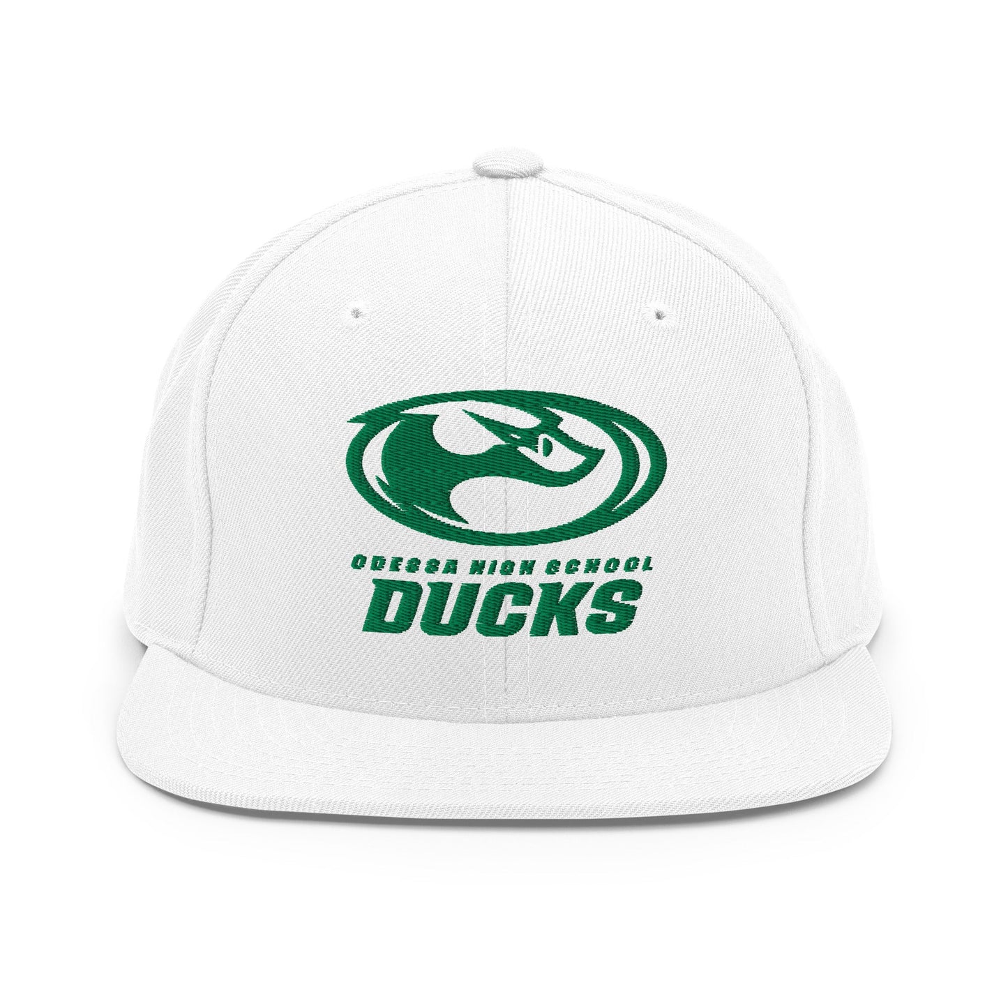 Snapback Hat | Odessa Girls Lacrosse | Ducks Green Logo