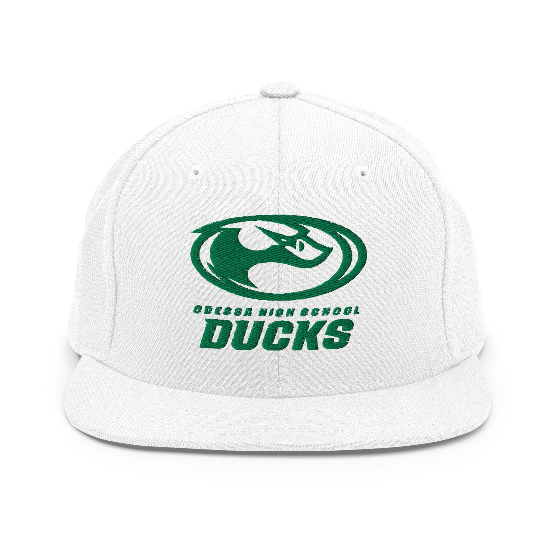 Snapback Hat | Odessa Girls Lacrosse | Ducks Green Logo